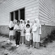 School children, Aug